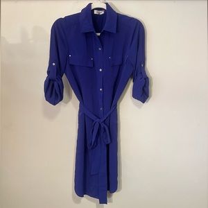 Cobalt Calvin Klein Dress